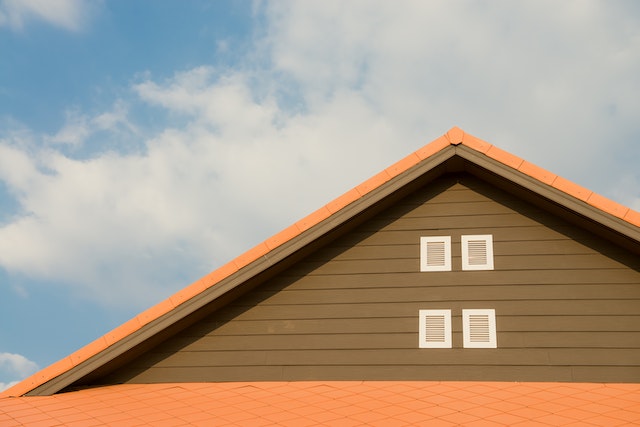 the top of a roof