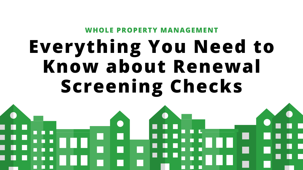 Everything You Need to Know about Renewal Screening Checks